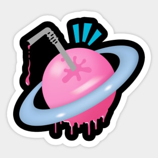 Yummy Planet Sticker